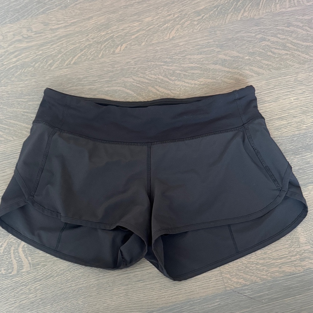 lululemon athletica Women's Black speed Shorts